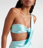 The Sei One-shoulder silk gown