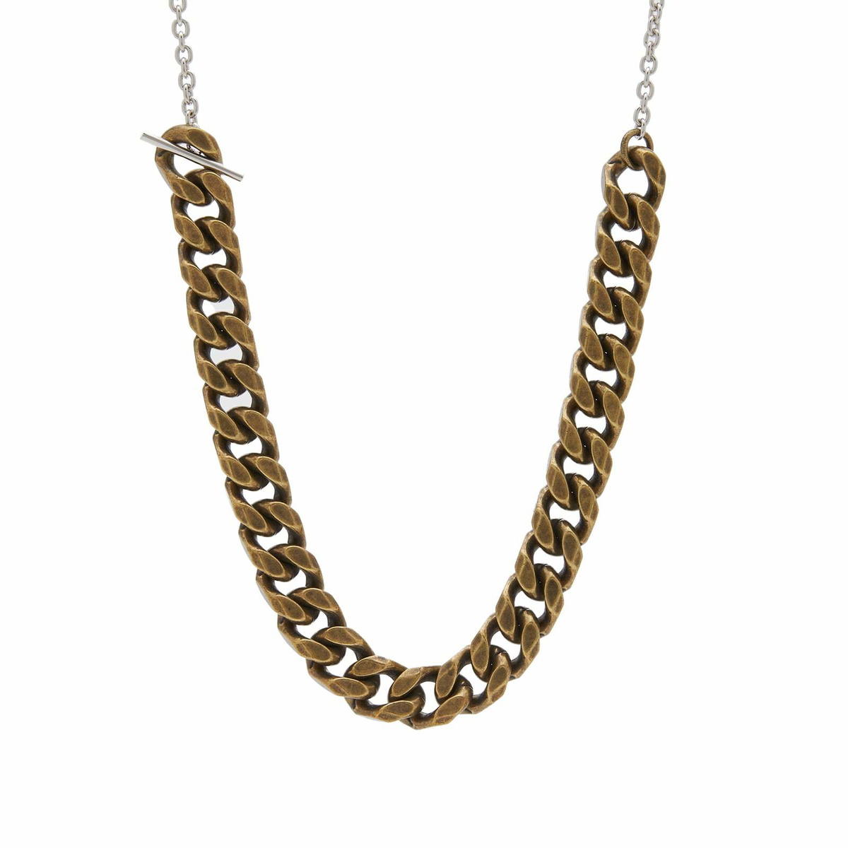 Dries Van Noten Men's Curb Necklace in Silver Dries Van Noten