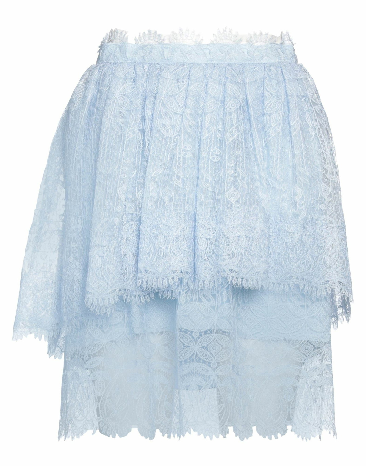 Ermanno Scervino Womens Mini skirt Sky in Blue