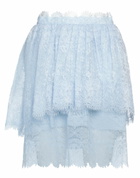 Ermanno Scervino Womens Mini skirt Sky in Blue