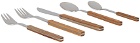 Mono Teak & Stainless Steel Five-Pack T Cutlery Set