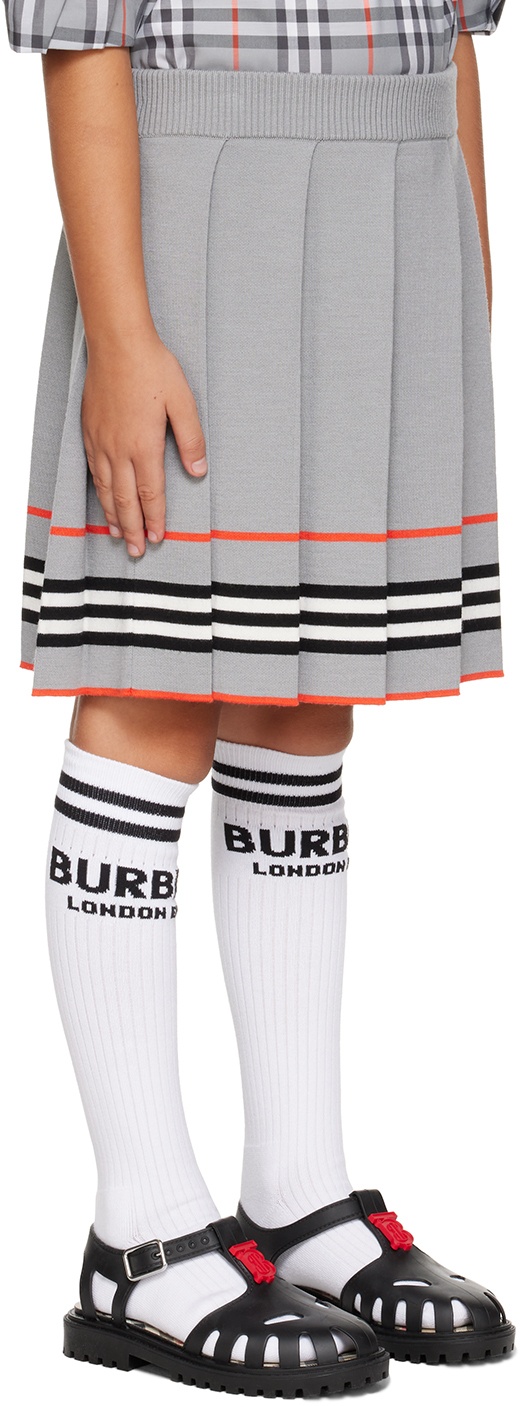 Burberry Kids check-pattern Wool Skirt - Farfetch