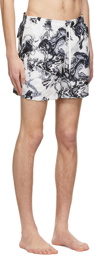 Bather SSENSE Exclusive White Recycled Polyester Swim Shorts