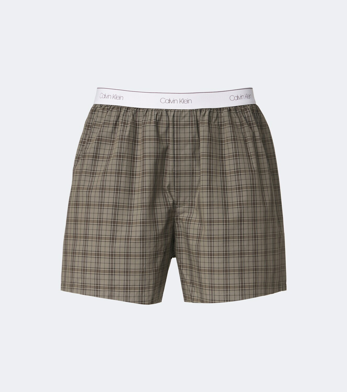 Calvin Klein Collection Owen checked cotton-blend boxers