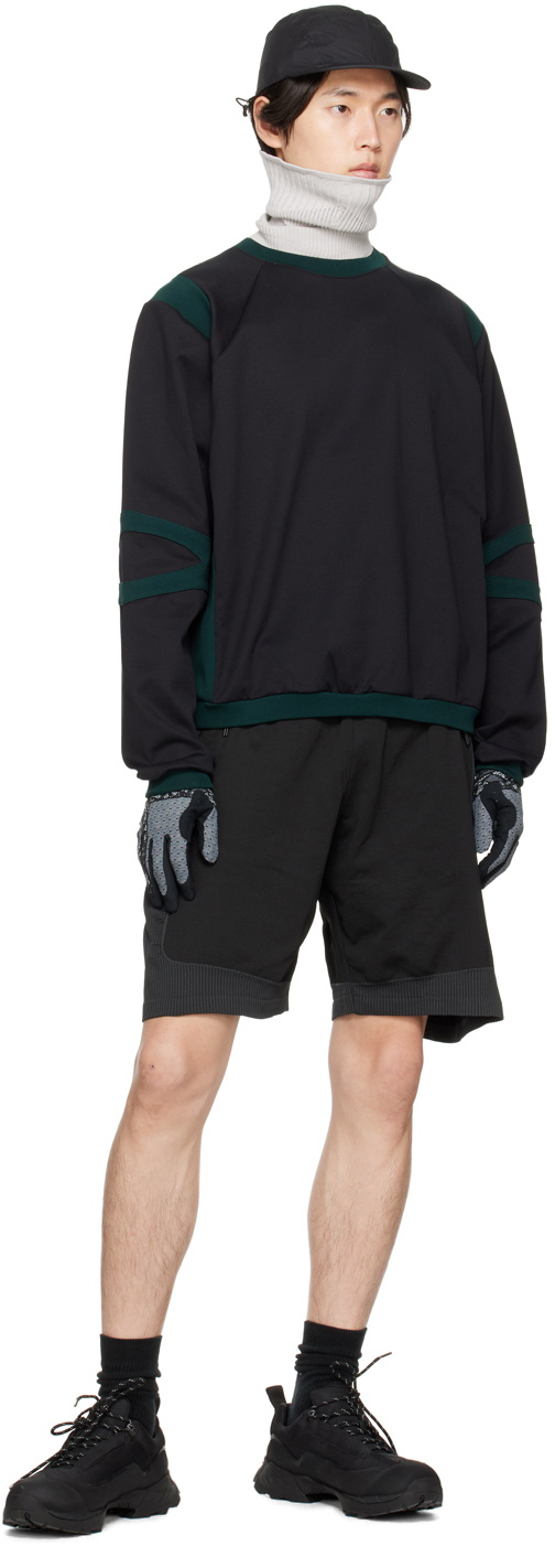_J.L - A.L_ Black Paneled Sweatshirt