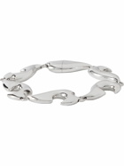Bottega Veneta - Large Link Sterling Silver Bracelet - Silver