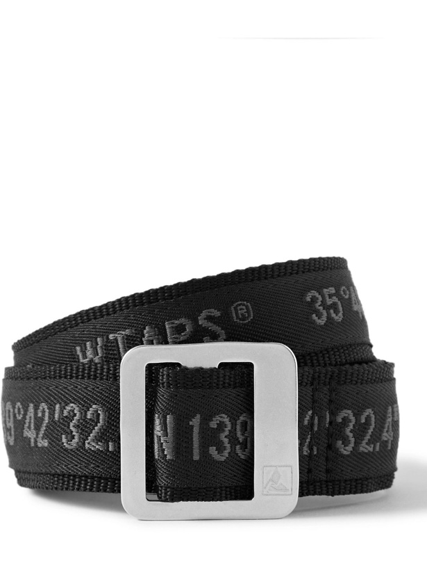 Photo: WTAPS - 3cm Logo-Jacquard Webbing Belt