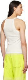 Dion Lee White Safety Harness Tank Top