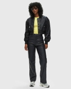 Rotate Birger Christensen Cropped Braided Jacket Blue Bomber Jackets