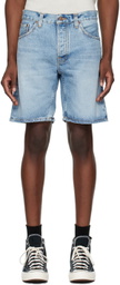 Nudie Jeans Blue Seth Denim Shorts