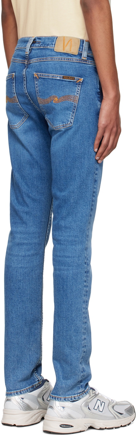 Nudie Jeans Lean Dean tapered jeans - Blue