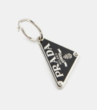 Prada Symbole logo sterling silver single earring