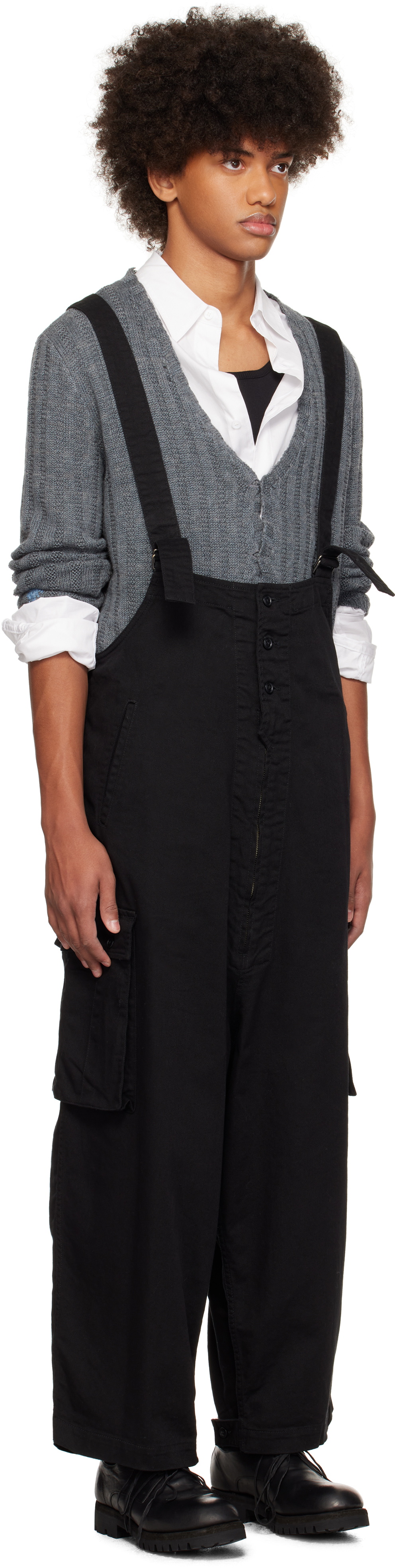 BLACK SCANDAL KATSURAGI WORK OVERALLS – THE SHOP YOHJI YAMAMOTO