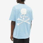 MASTERMIND WORLD Men's Logo And Skull T-Shirt in Light Blue