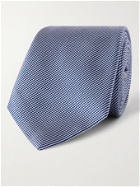 GIORGIO ARMANI - 8cm Striped Silk and Cotton-Blend Tie - Unknown