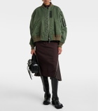 Sacai Technical twill bomber jacket