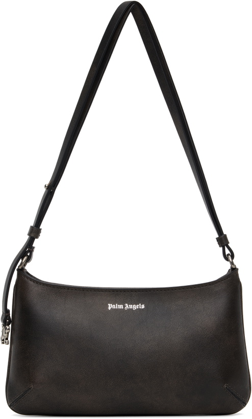 Photo: Palm Angels Brown Vintage Leather Giorgina Bag