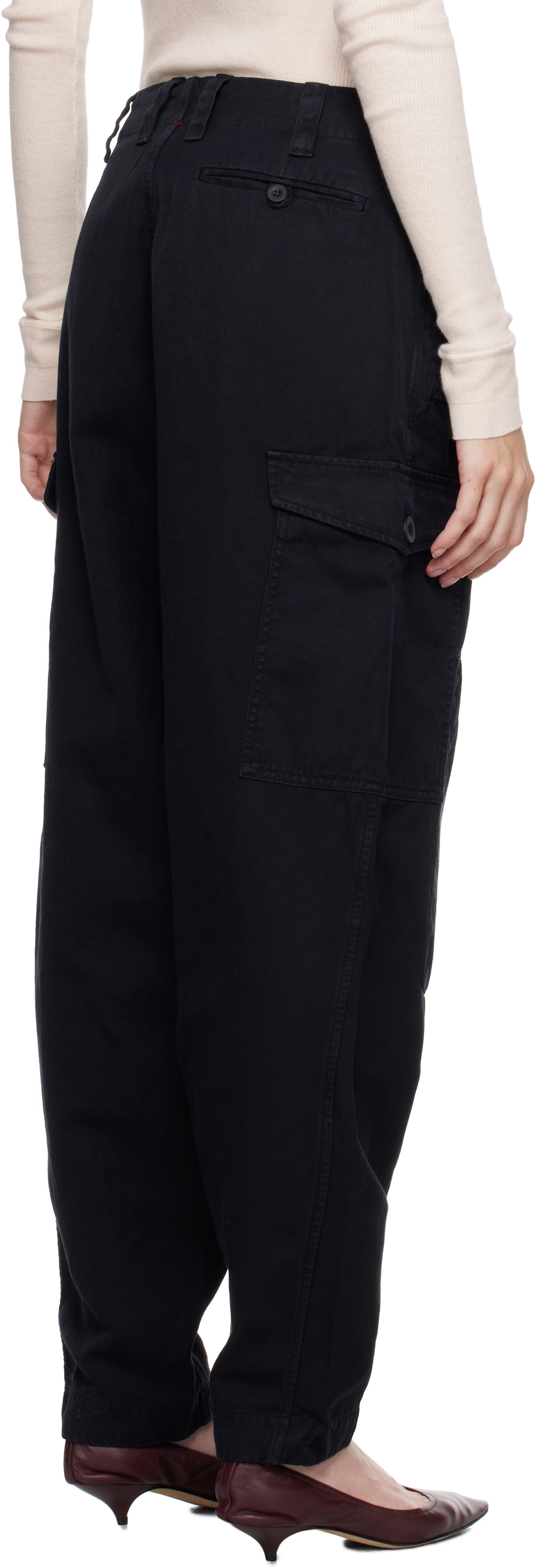 CASEY CASEY Navy Mupo Trousers