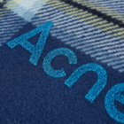 Acne Studios Men's Cassiar Check New Scarf in Dark Blue/Light Blue