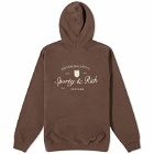 Sporty & Rich Syracuse Hoodie in Chocolate