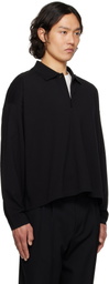 The Row Black Bryson Polo