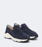 Tod's Shearling-lined suede sneakers