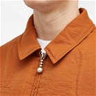 Acne Studios Men's Orst Technical Viscose Jacket in Ginger Orange