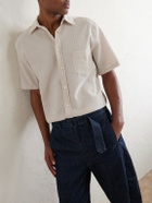 Portuguese Flannel - Theme Textured Cotton-Blend Shirt - Neutrals
