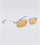 Cartier Eyewear Collection Panthère de Cartier rectangular sunglasses