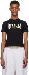 Mowalola Black Sweat Tea T-shirt