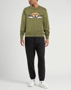 Kenzo Mens Sweatshirt Military in Green