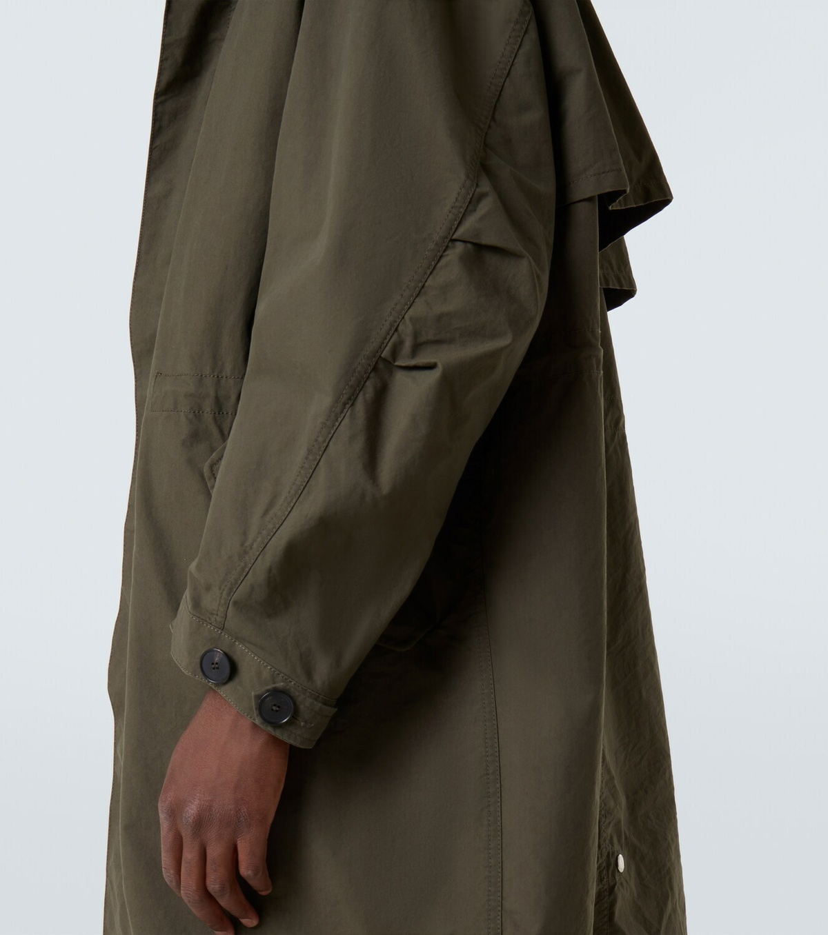 Givenchy Givenchy Stamp cotton-blend raincoat