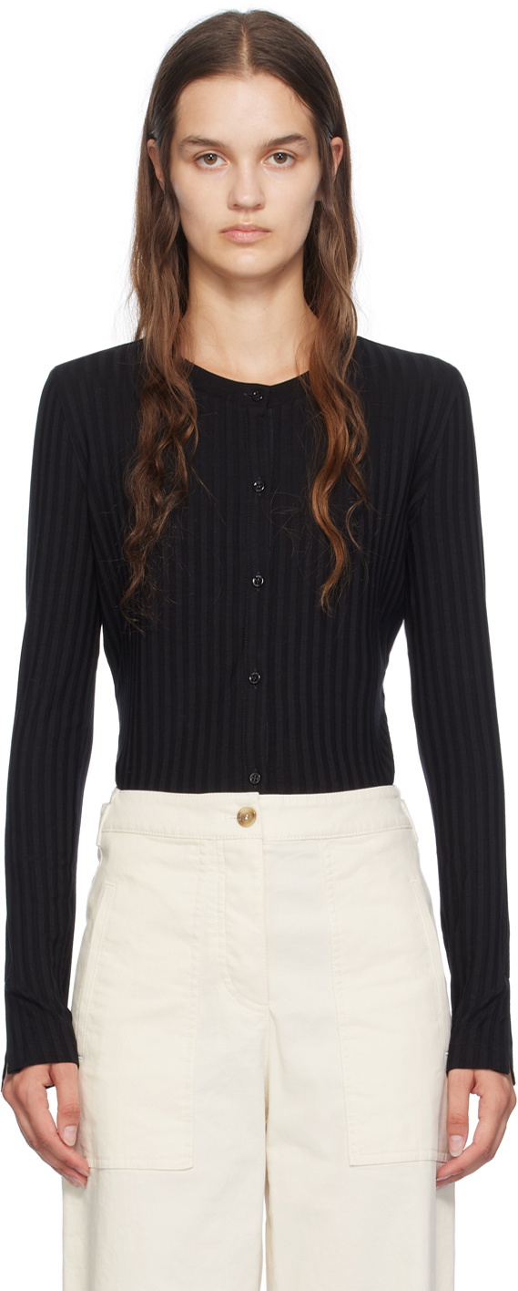 BOSS Black Crewneck Cardigan