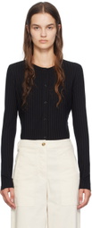 BOSS Black Crewneck Cardigan