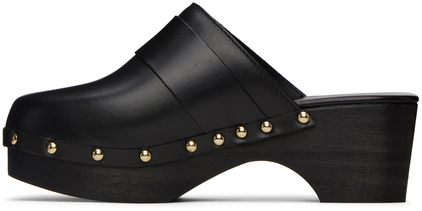 Aeyde Black Bibi Clogs Aeyde