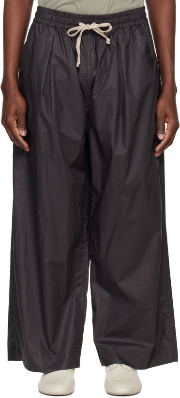 Photo: Jan-Jan Van Essche Gray O-Project Coated Typewriter Wide Trousers