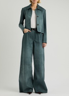 Arma Emy Dégradé Suede Jacket Blue