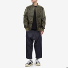 Junya Watanabe MAN x Keith Haring Nylon Bomber Jacket in Khaki