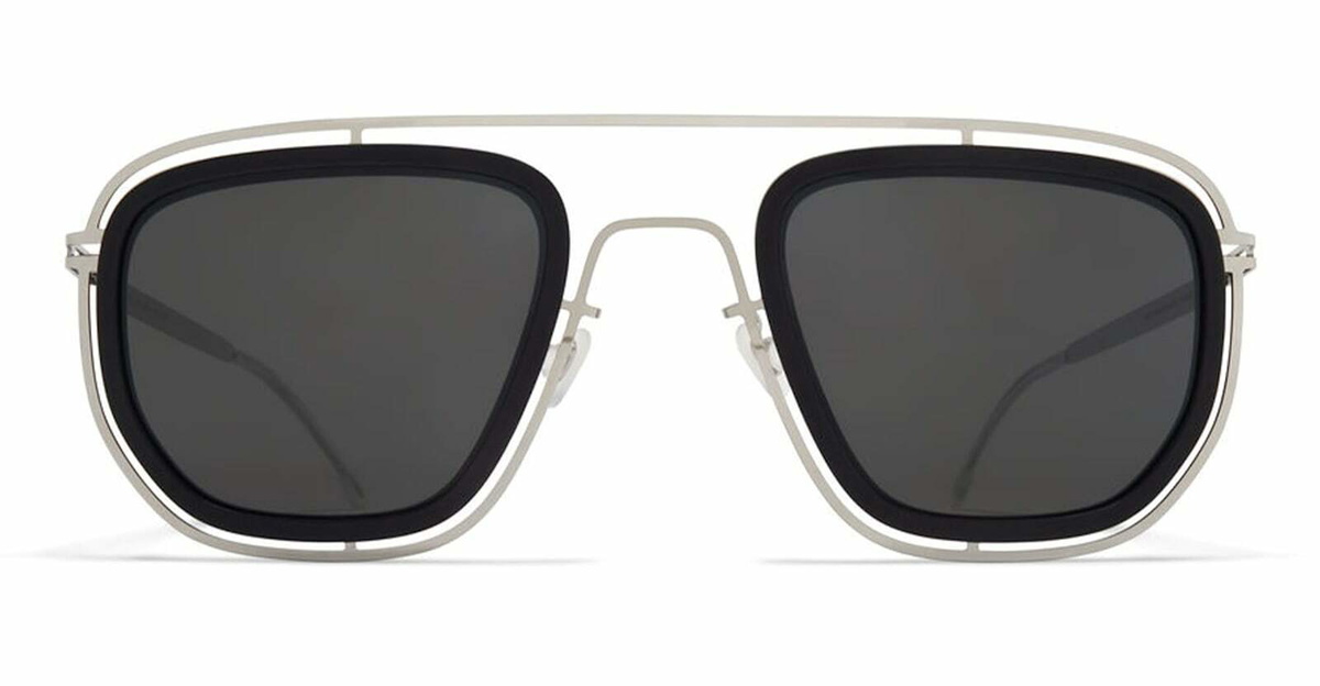Mykita Blue Bernhard Willhelm Edition Silver Sunglasses Mykita