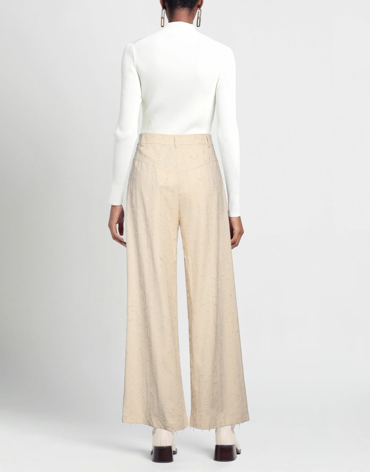 Skills & Genes Womens Pants Ivory