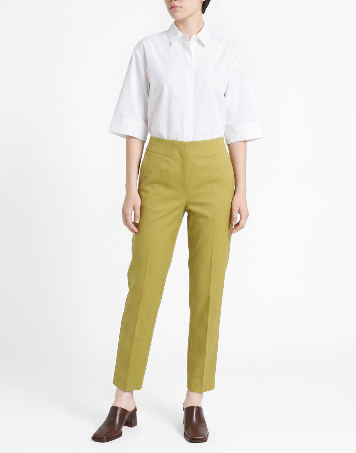 Erika Cavallini Womens Pants in Sage green