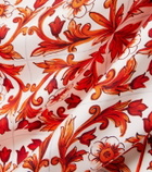 Dolce&Gabbana Majolica silk twill scarf