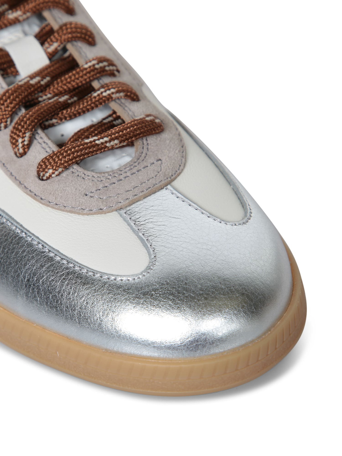 Santoni Olympid White-grey Sneakers