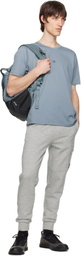 C.P. Company Gray Diagonal Raised Fleece Lens Sweatpants