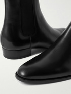 SAINT LAURENT - Wyatt Leather Chelsea Boots - Black