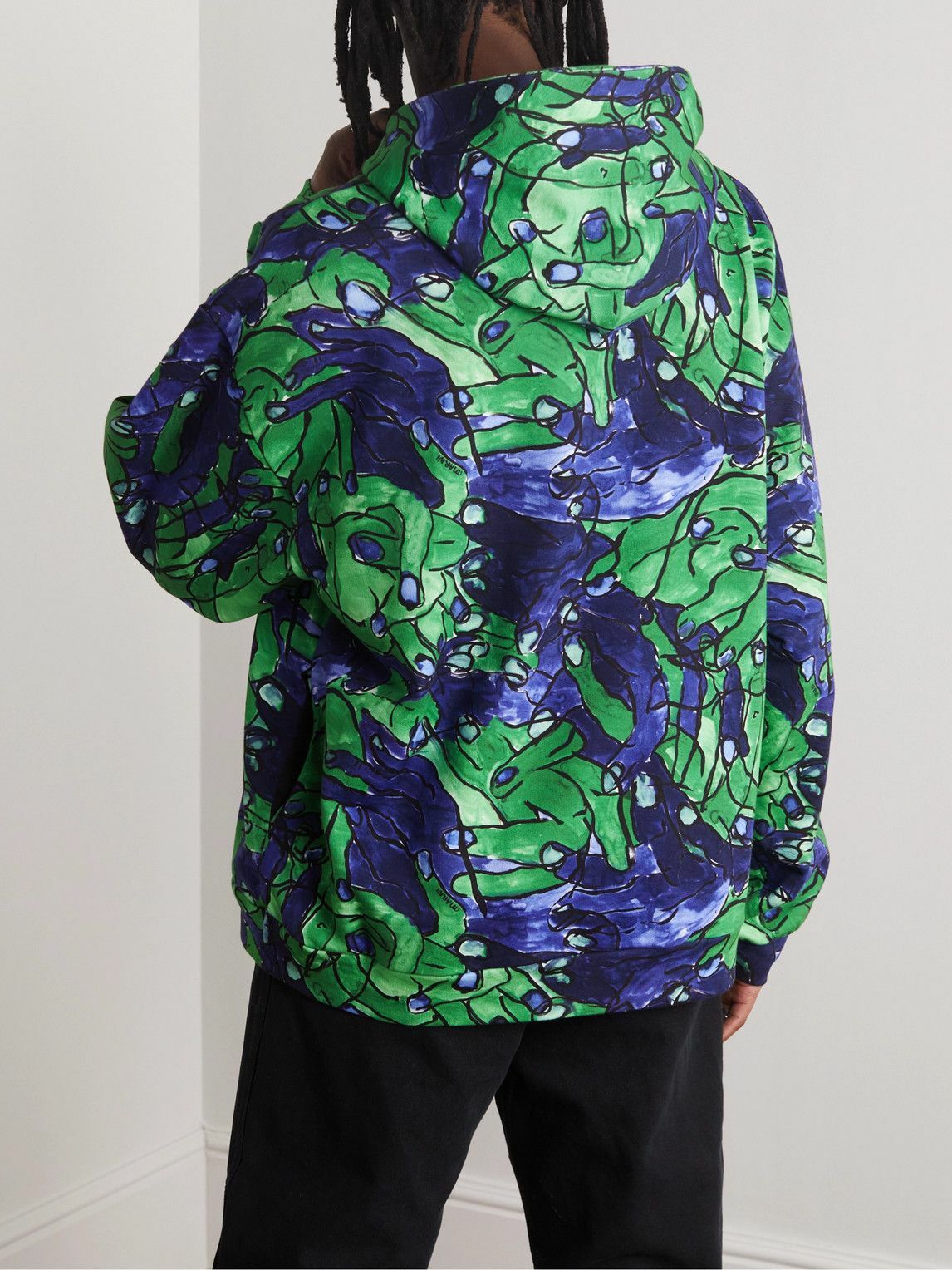 【MARNI】 Printed cotton jersey hoodie Printed cotton jersey hoodie in white - Marni | Mytheresa
