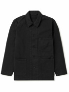 Officine Générale - Virgin Wool-Blend Shirt Jacket - Black