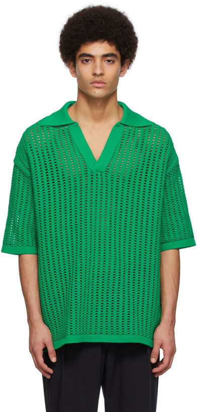 Photo: Wooyoungmi Green Polypropylene Polo