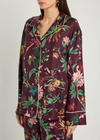 LA Double J Zooflora Printed Silk-twill Shirt Multicoloured