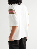 KAPITAL - Printed Cotton-Jersey T-Shirt - White